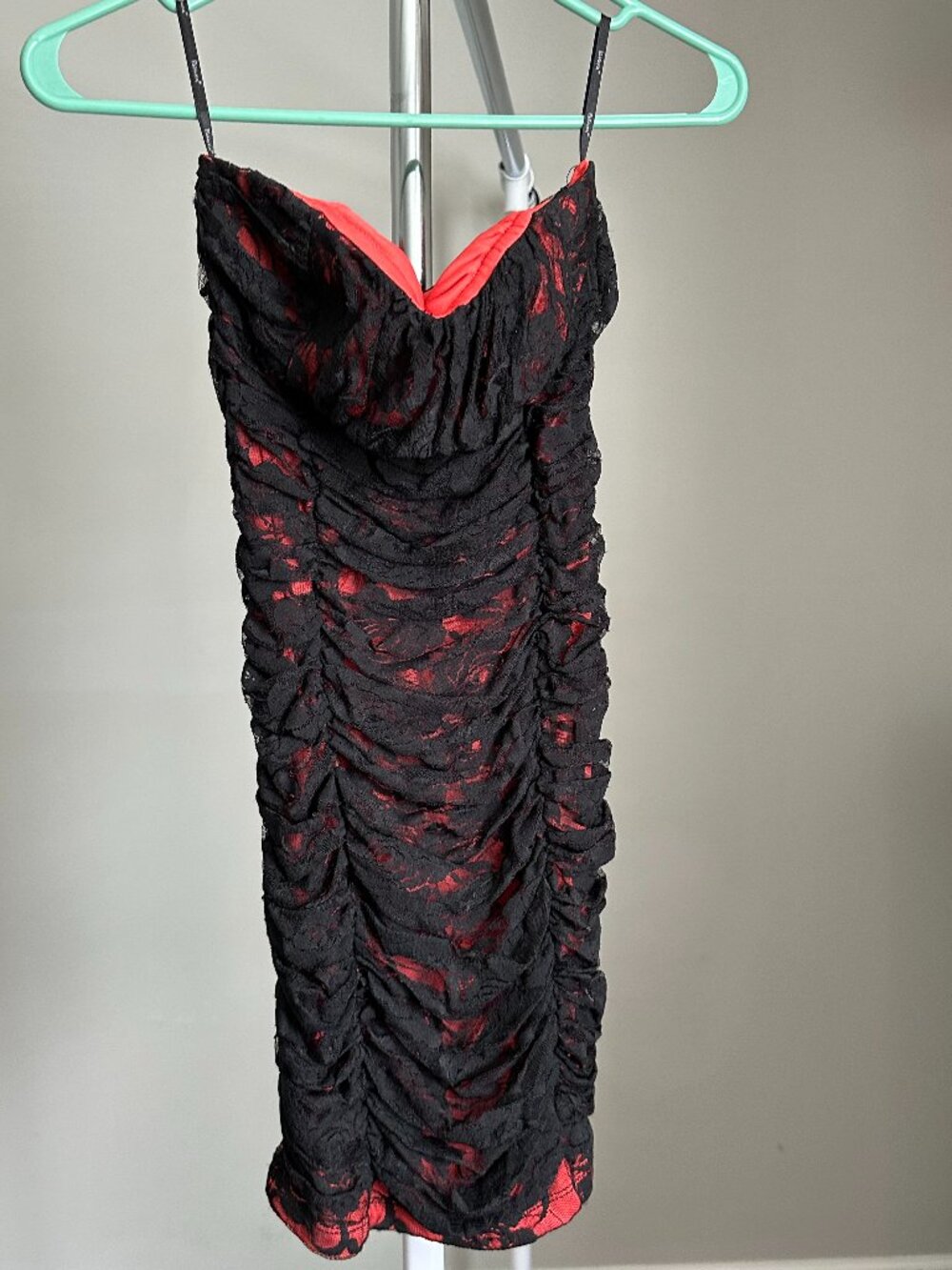 Black & Orange Mini Dress